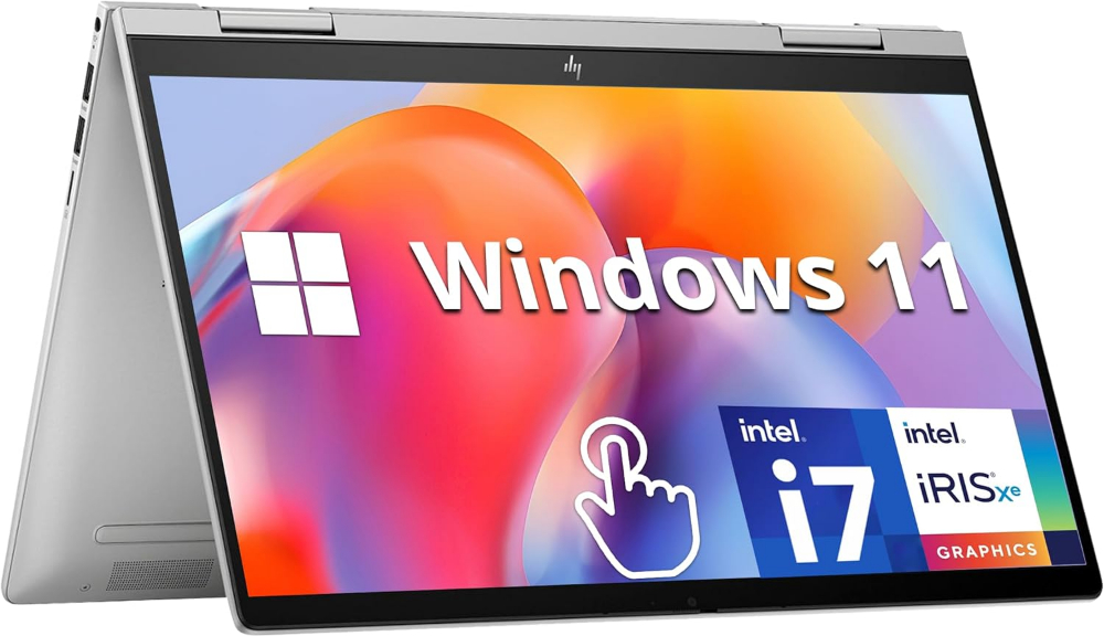 [Factory REfurbished] HP Envy x360 2-in-1 14" FHD Touchscreen Laptop, Intel Core i7-1355U, 16GB RAM, 1TB SSD, Backlit Keyboard, 5MP Camera, Fingerprint Reader, Wi-Fi 6E, Win 11