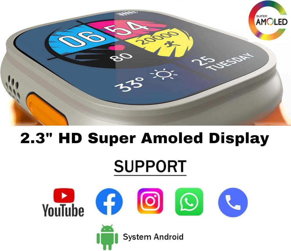 4G/5G SIM Smartwatch - 4GB RAM / 64GB Storage