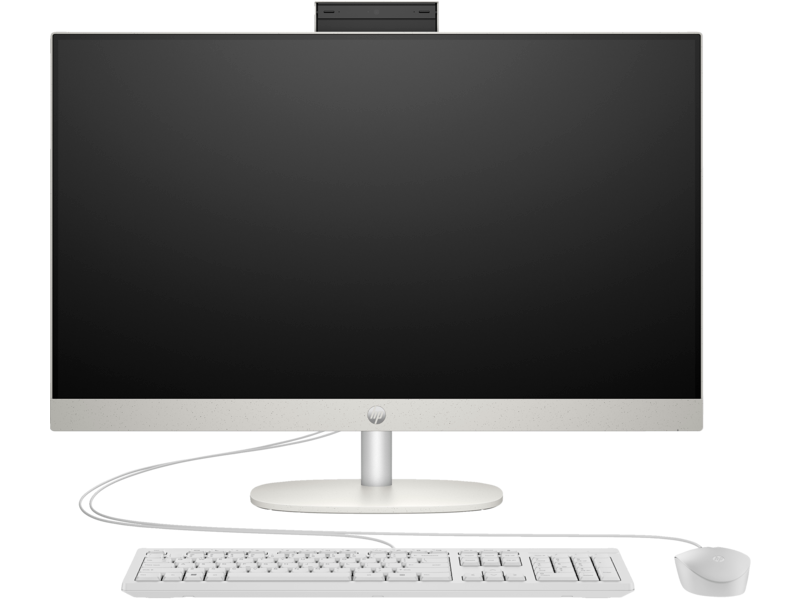 HP 27" All-in-One FHD Touchscreen Desktop Computer, Intel Ultra 7 155U, 32GB DDR5 RAM, 1TB SSD