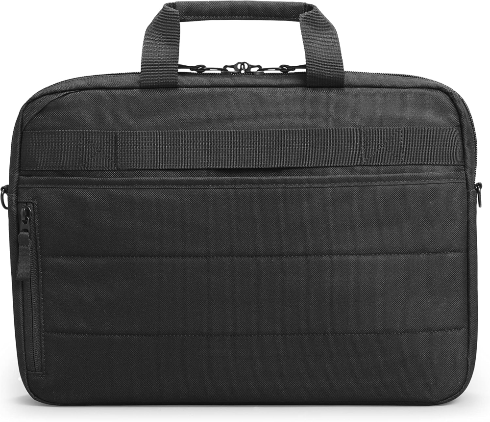 HP Professional 14.1 inch Laptop Bag Water Resistant Bag with RFID Protection Trolley Pass-Through Padded Laptop Compartment and Accessories Compartments - Black