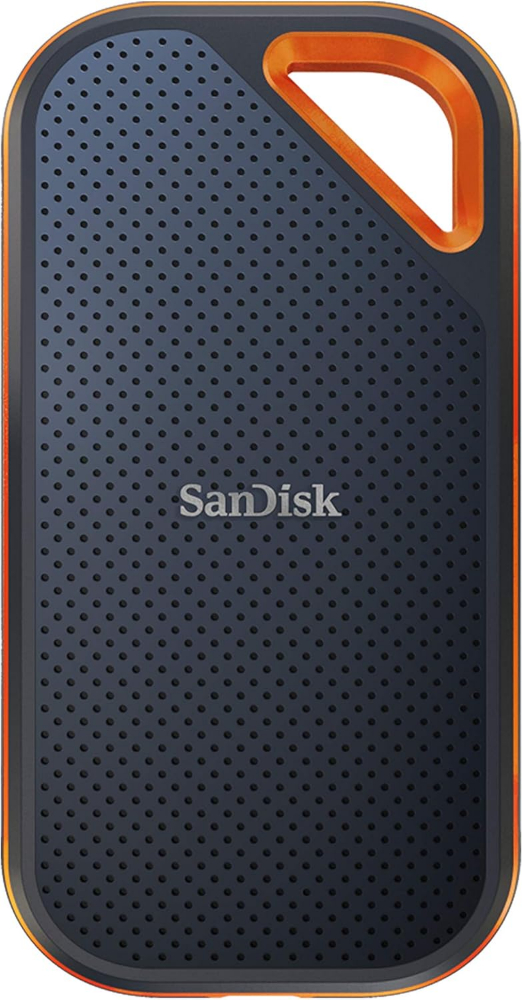 SANDISK E81 EXTREME PRO PORTABLE EXTERNAL SSD V2 2TB - Black