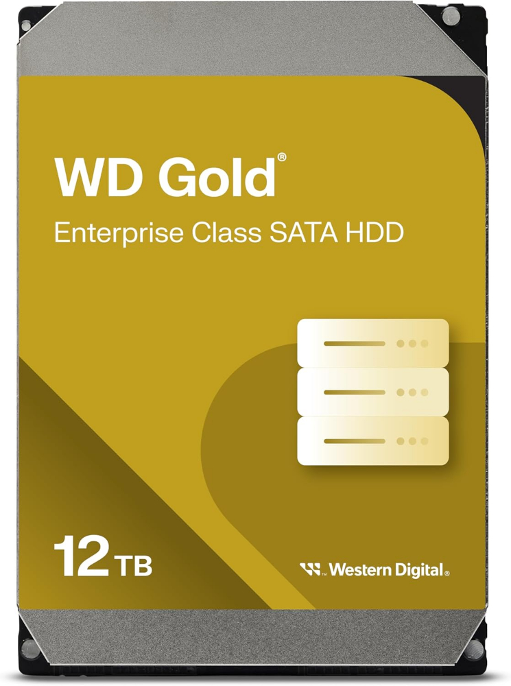 Western Digital 1TB WD Gold Enterprise Class Internal Hard Drive - 7200 RPM Class, SATA 6 Gb/s, 128 MB Cache, 3.5"