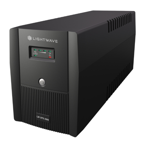 Lightwave LW 2000VA 3-Pin UPS Backup Power Supply