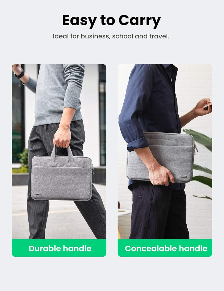 UGREEN 15.6 Inch Laptop & Tablet Case  Protective Shockproof Sleeve (Grey)