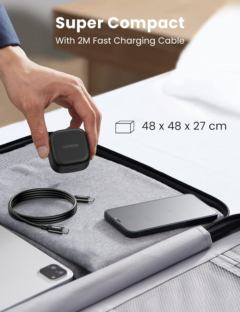 UGREEN 25W USB C Charger Super Fast PD Charger Plug with 2M USB C Cable