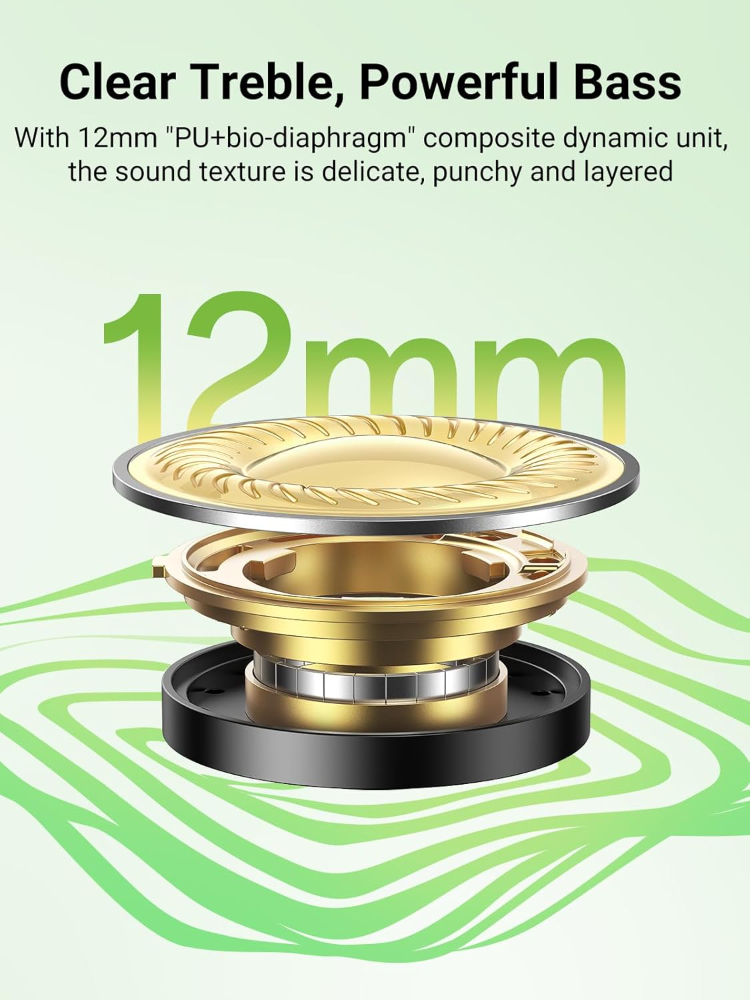 Ugreen HiTune P3 True Earbuds Clear Calls Anywhere & Anytime - White