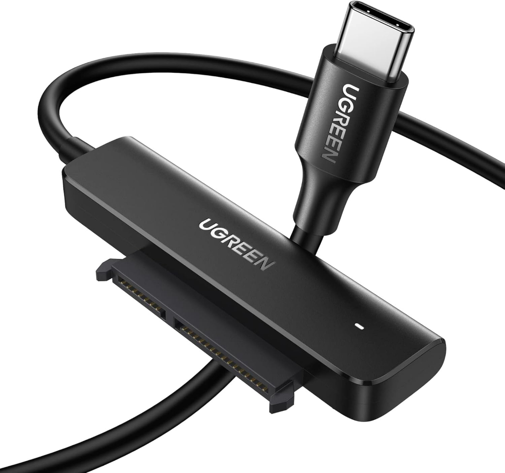 UGREEN SATA III to USB C Adapter Cable for 2.5" SSD and HDD Hard Drive Connector 5Gbps