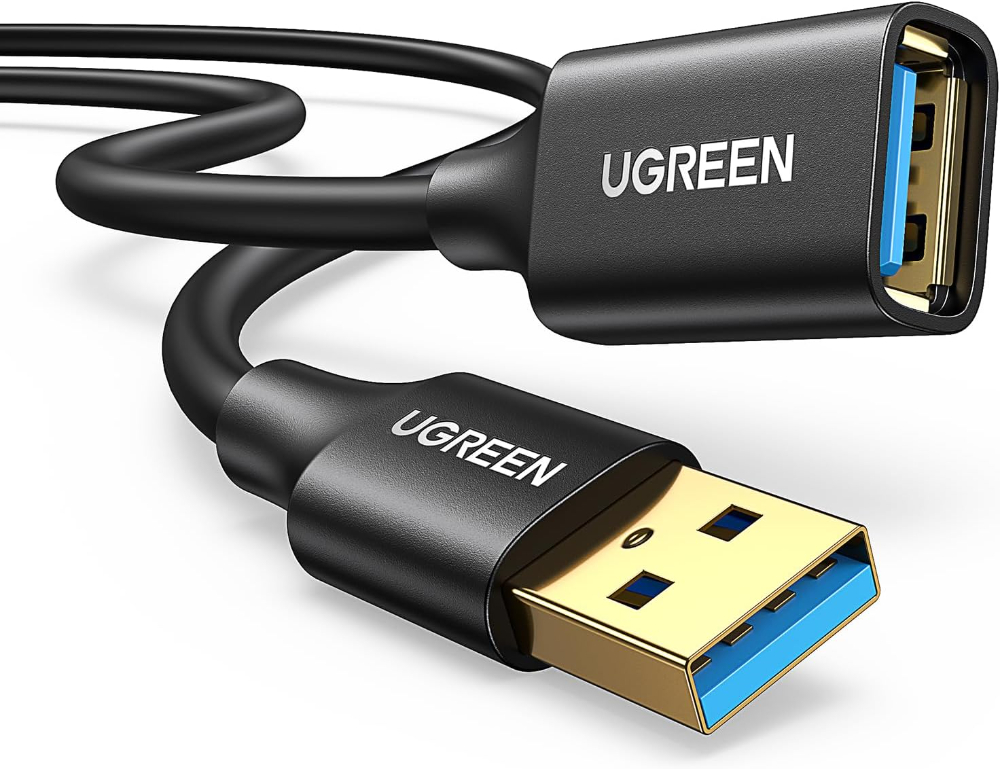 UGREEN USB Extension Cable USB 3.0 Extender Cord Type A Male to Female Data Transfer Lead for PlayStation, Xbox, Oculus VR, USB Flash Drive, Card Reader, Hard Drive, Keyboard, Printer, Camera (10M)
