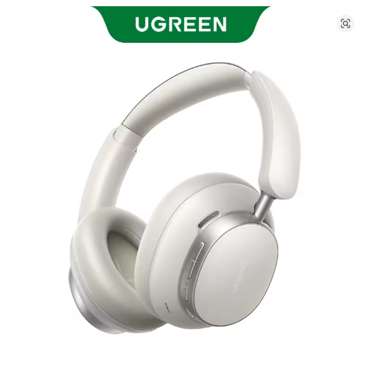 UGREEN Studio Pro Hybrid Active Noise Cancelling Headphones White