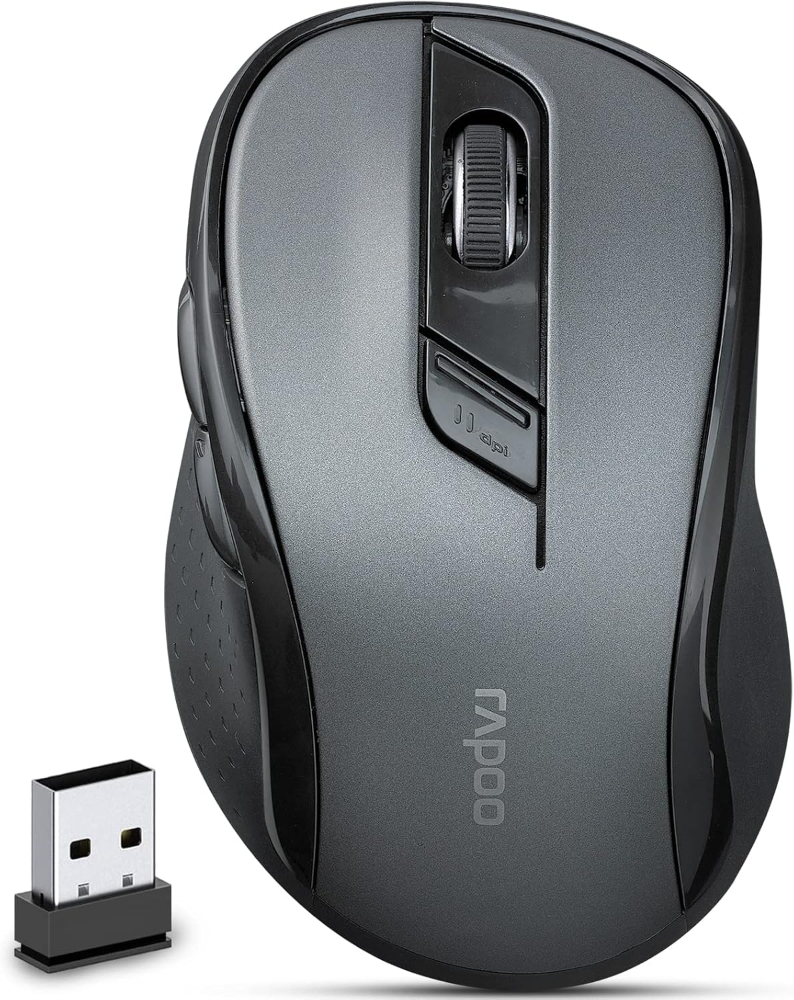 Rapoo M500 Multi Mode Wireless Mouse, Black
