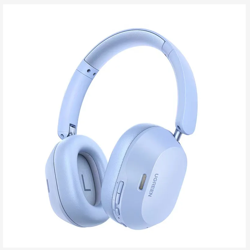 UGREEN HiTune Max5C Headphones Wireless 75H Playtime, Adaptive Noise Cancelling, Hi-Res Sound Bluetooth 5.4 Over-ear Headsets, Custom EQ & Multiple Function via App, On-ear Earphones